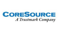 Professional team of six standing in front of Horvath Vision Care sign.