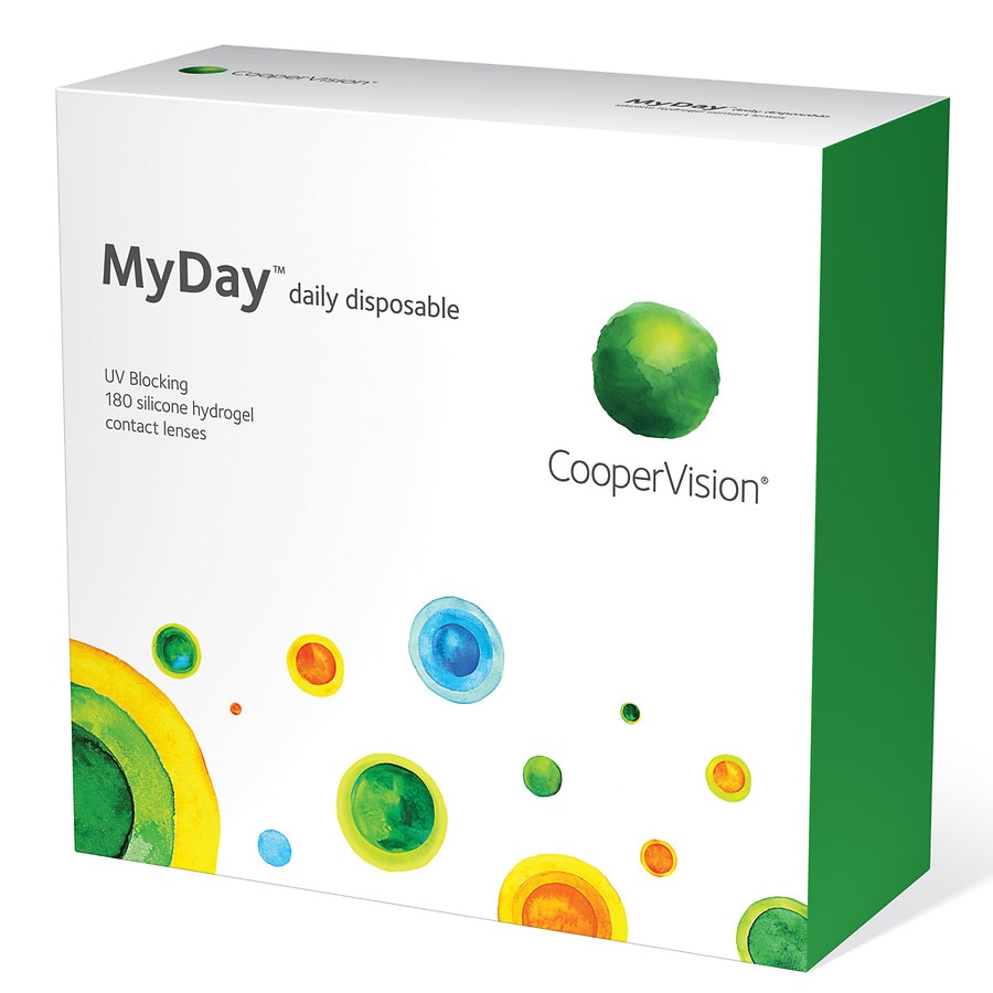 MyDay daily disposable contact lenses by CooperVision.